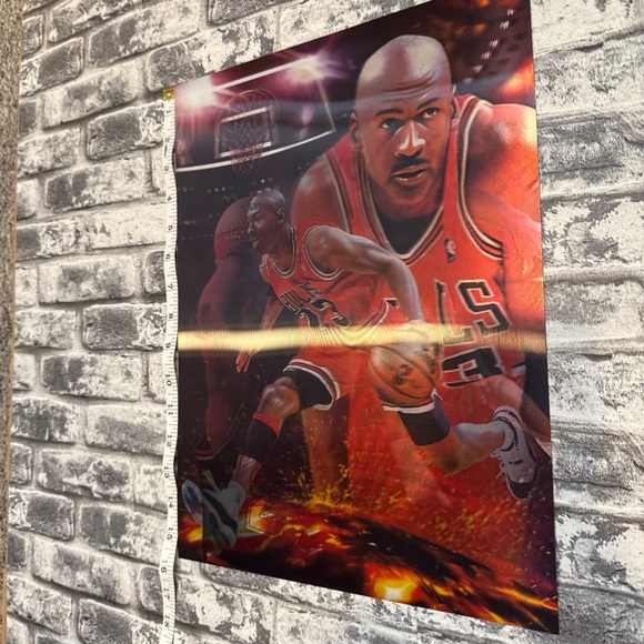 Basketball Legend Poster with Red and Black Accents - Picture 5 of 6